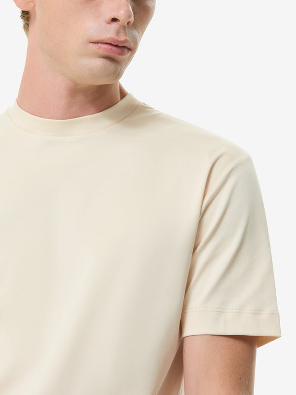Interlock Supima T-Shirt | Creme