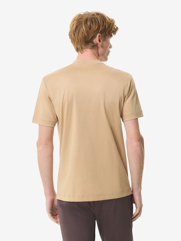 Interlock Supima T-Shirt | Haselnuss