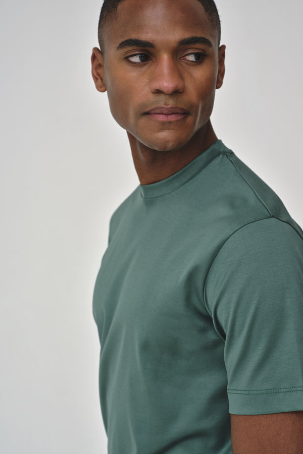 Interlock Supima T-shirt | Verde Smeraldo