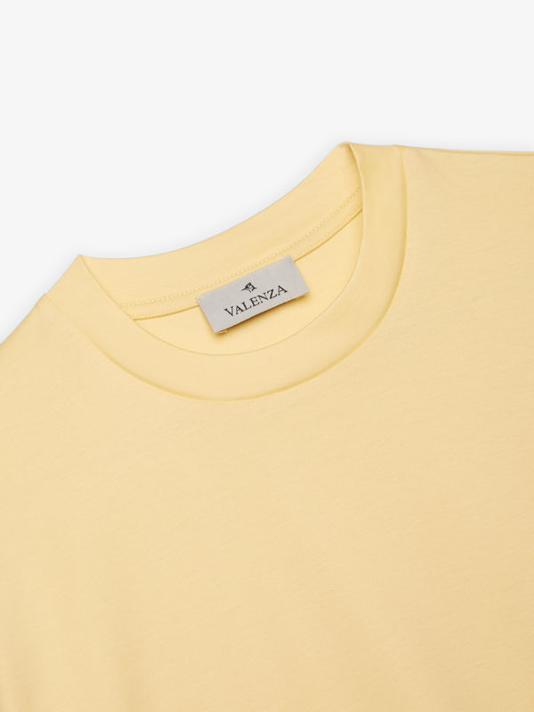 Interlock Supima T-Shirt | Lemon