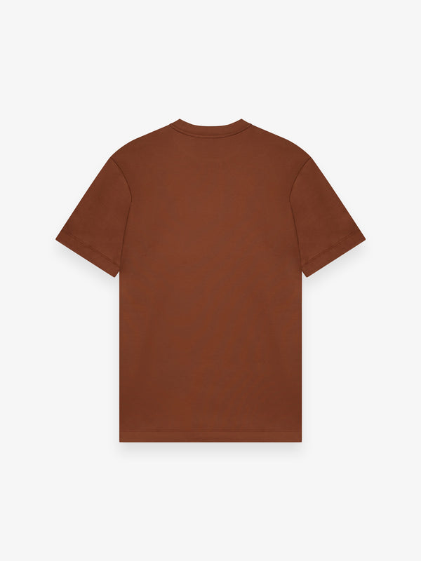 Interlock Supima T-Shirt | Mattone scuro