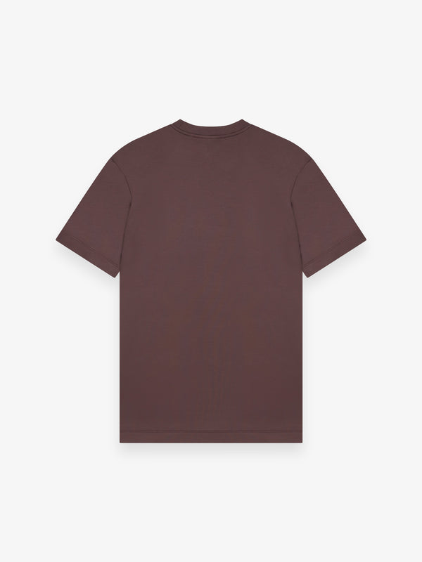 T-Shirt Interlock Supima | Dark Sienna