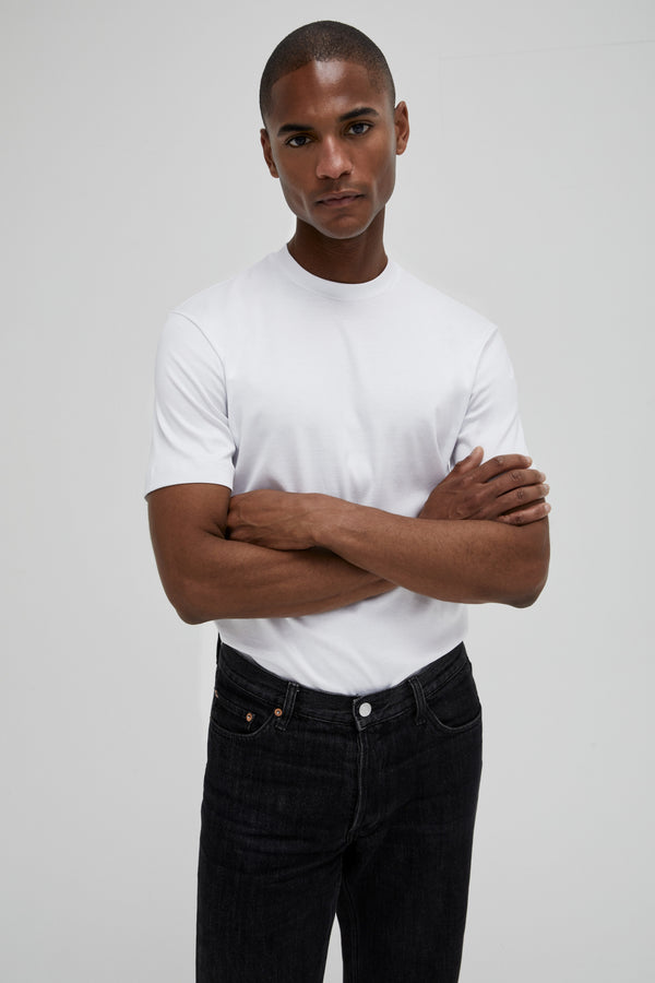 Interlock Supima T-Shirt | Bianco