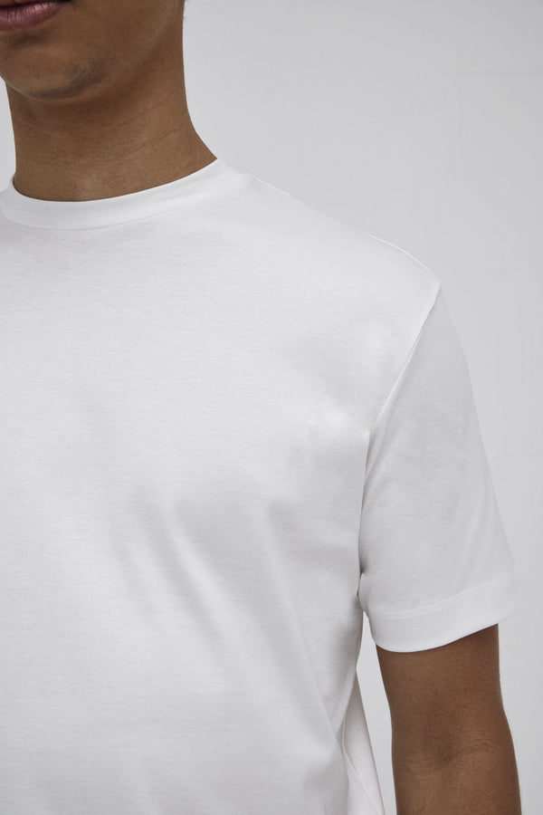 Interlock Supima T-Shirt | Bianco Latte