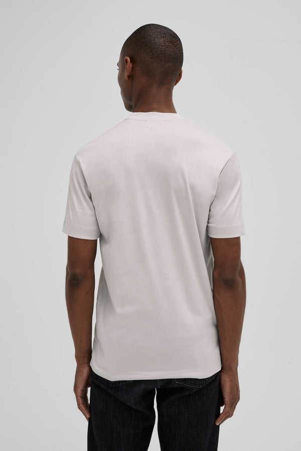 T-Shirt Interlock Supima | Gris Perle