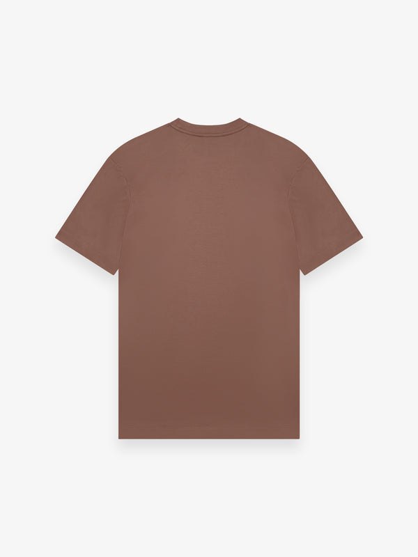 Interlock Supima T-Shirt | Marrone Corteccia