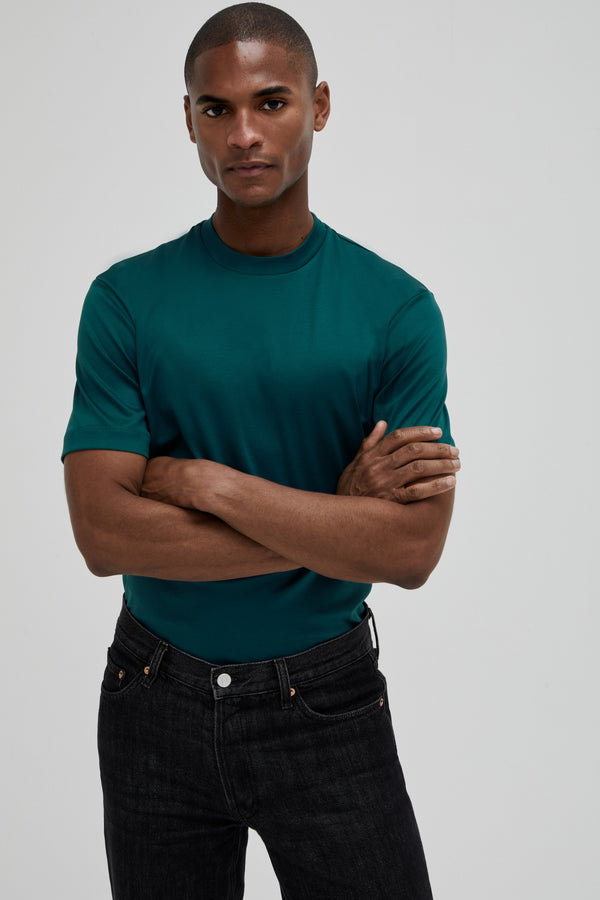 Interlock Supima T-Shirt | Petrol