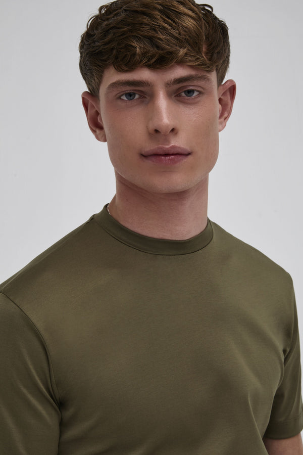 Interlock Supima T-Shirt | Legergroen