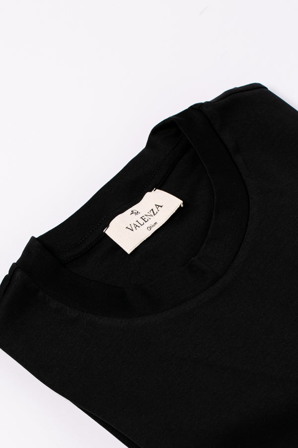 Interlock Supima T-Shirt | Nero