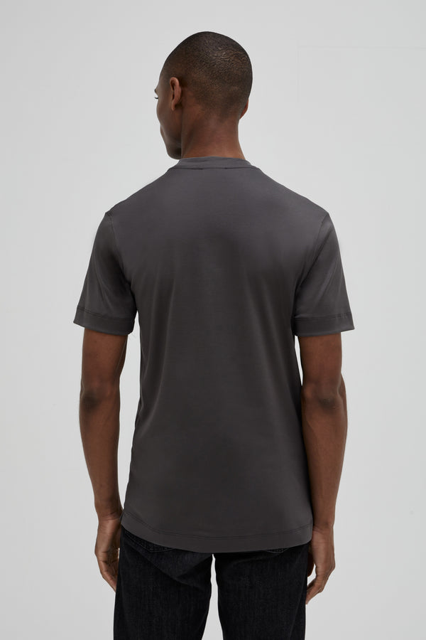 Interlock Supima T-Shirt | Grigio Scuro