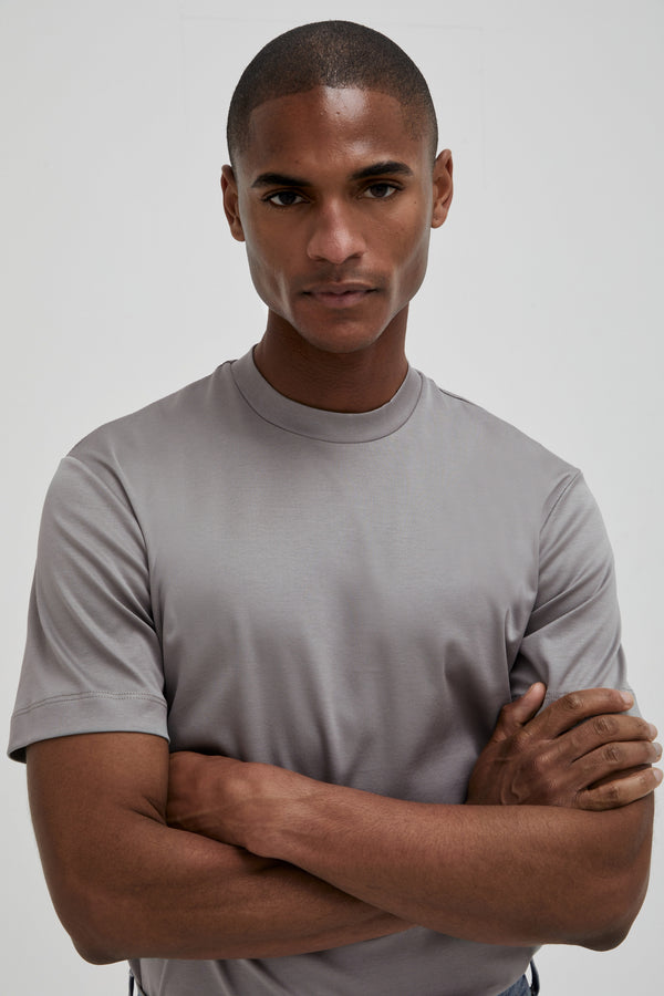 Interlock Supima T-Shirt | Grigio