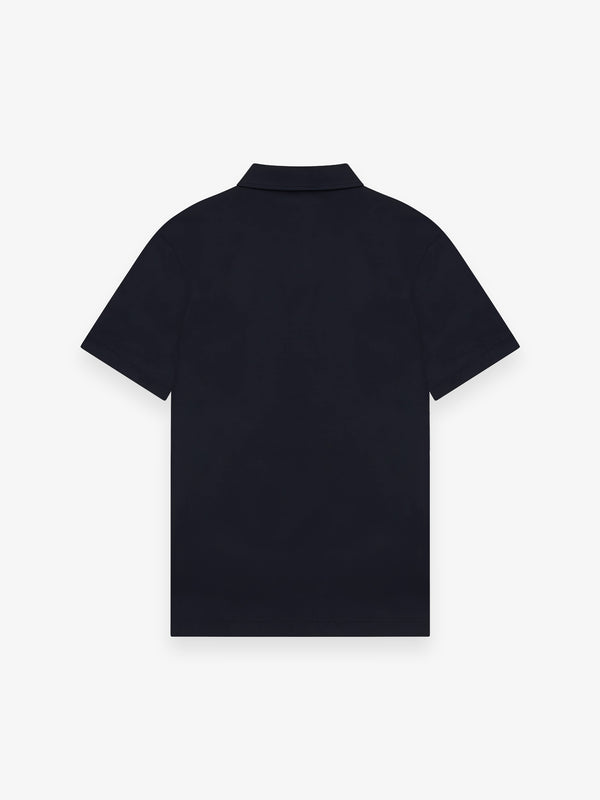 Polo Supima Collo Schiller Maniche Corte | Blu Navy