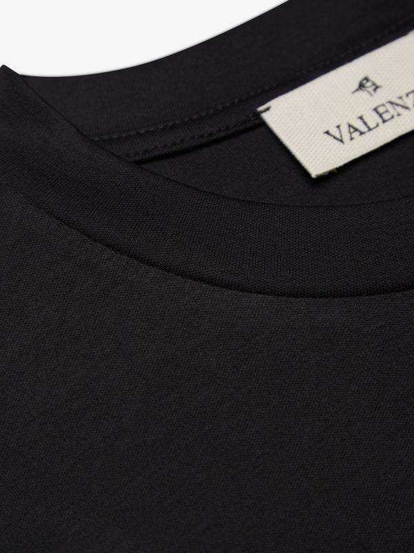 Interlock Supima T-Shirt Manica Lunga | Nero