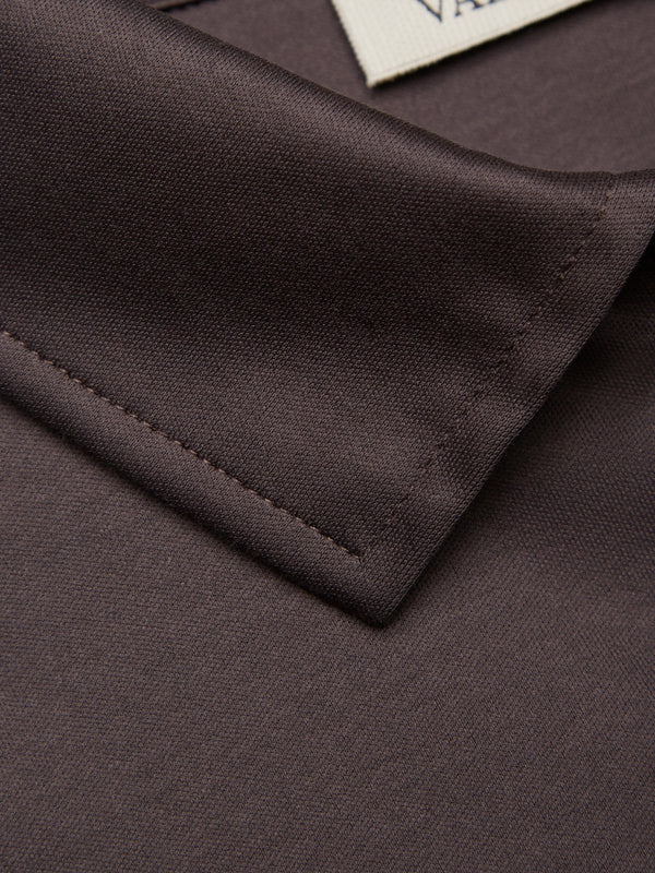 Polo Supima con Zip Maniche Lunghe | Asphalt