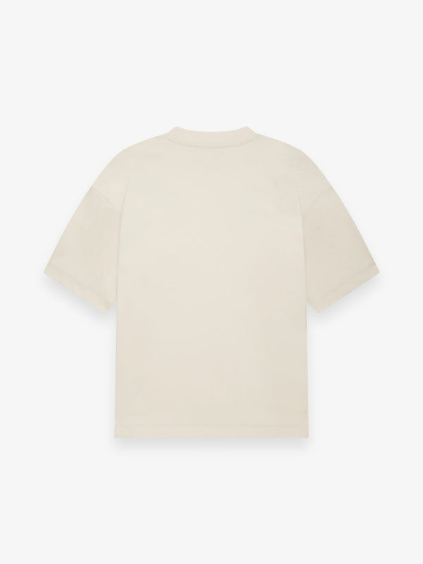 Interlock Supima Oversized T-shirt | Cream