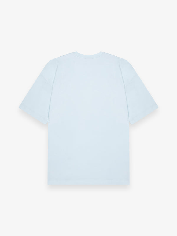 Interlock Supima Oversized T-shirt | Aqua