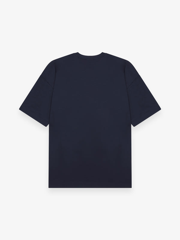 Interlock Supima Oversize T-shirt | Blu Navy