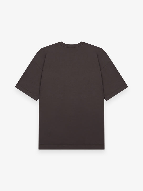 Interlock Supima Oversize T-shirt | Marrone Ebano