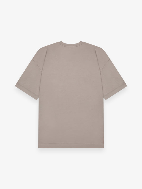 Interlock Supima Oversize T-shirt | Grigio Piombo