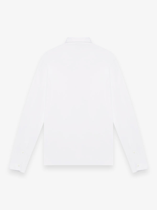 Supima Chemise Manches Lounges | Blanc