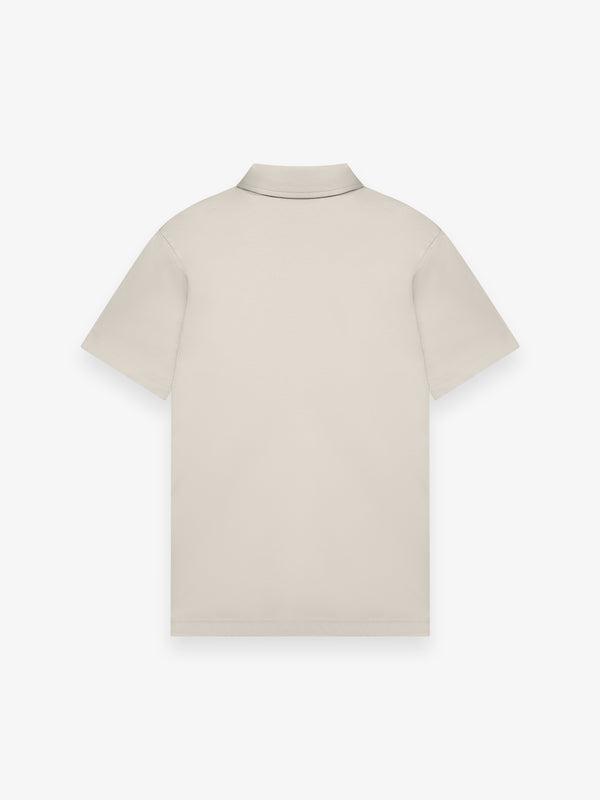 Camicia Supima Maniche Corte | Grigio Perla