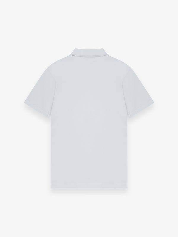 Camicia Supima Maniche Corte | Celeste