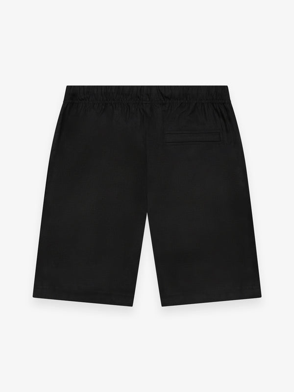 Shorts sportivi Stretch in lino | Nero
