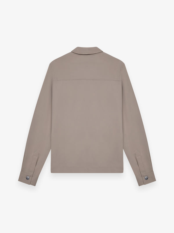 Tech Stretch-Überhemd | Hellbeige