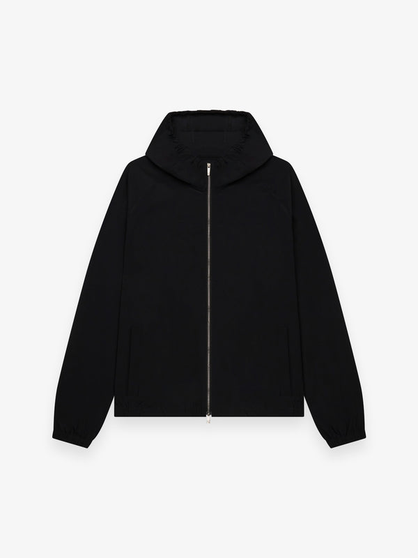 Giacca Tech Stretch con Cappuccio | Nero