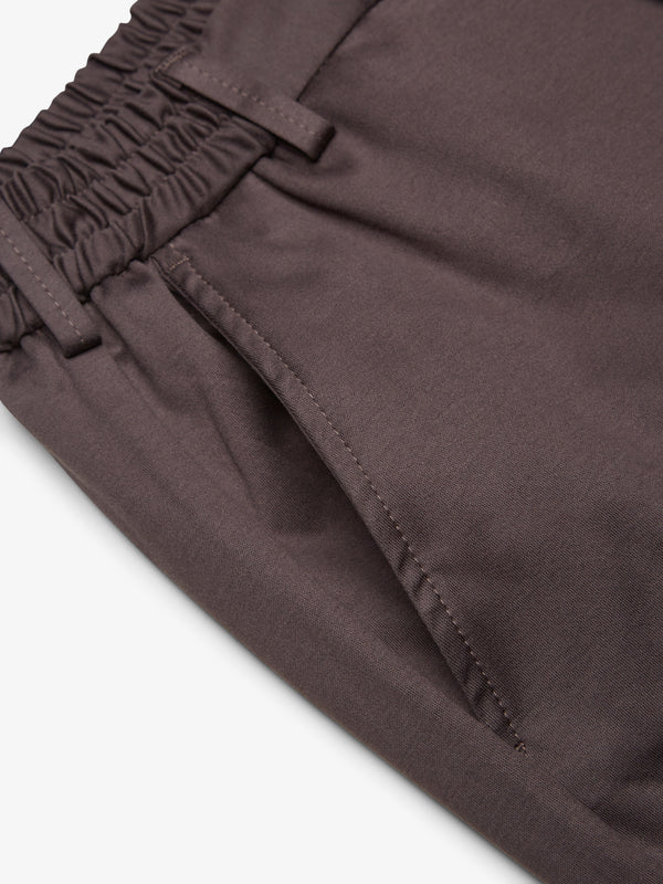 Heavy Supima Tapered Trousers | Asphalt