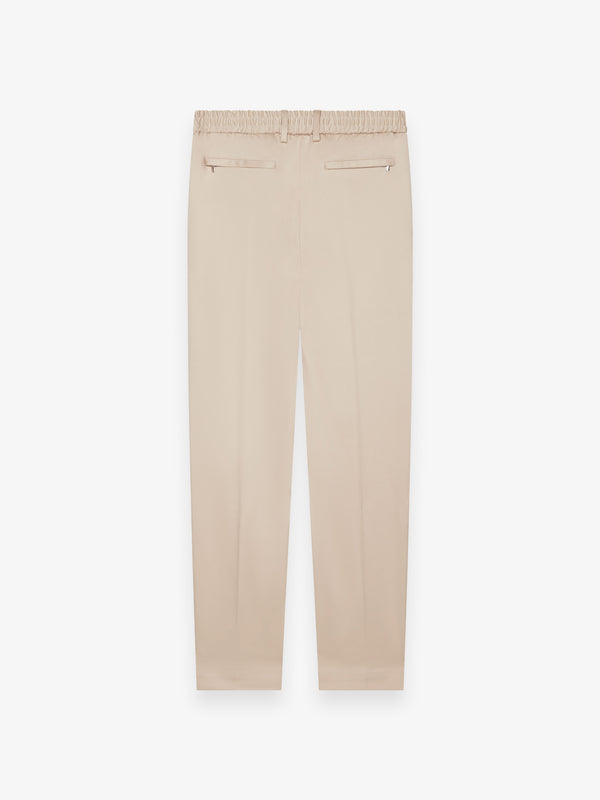 Heavy Supima Tapered Trousers | Beige