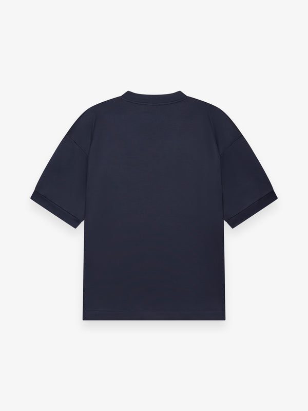Heavy Supima Oversized T-Shirt | Navy