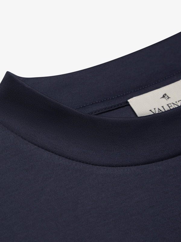Heavy Supima Oversized T-Shirt | Navy