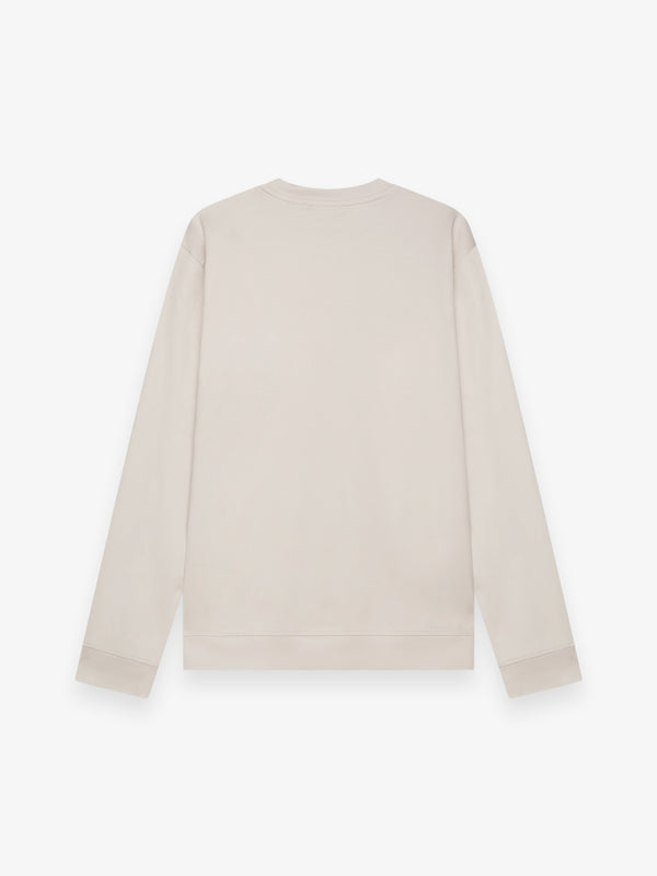 Heavy Supima Sweater | Pearl Grey