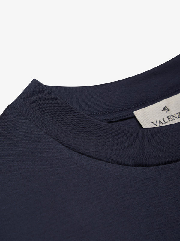 Heavy Supima Sweater | Navy