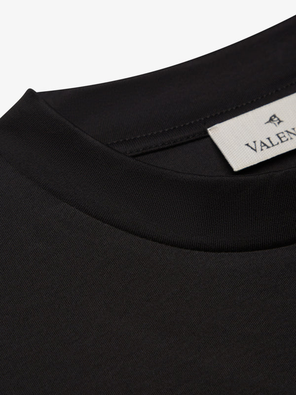 Heavy Supima Sweater | Black