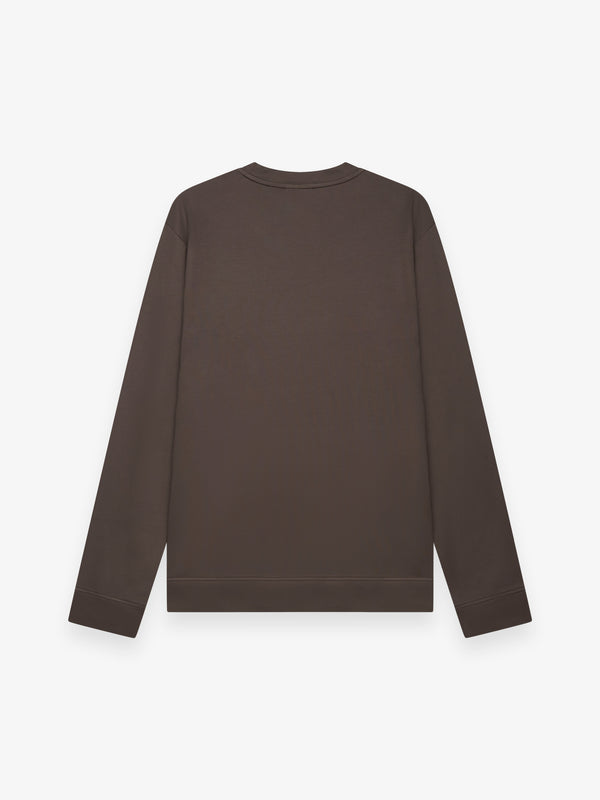 Heavy Supima Sweater | Ebony Brown