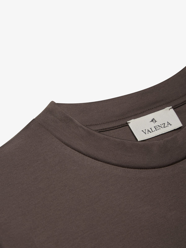 Heavy Supima Sweater | Ebony Brown