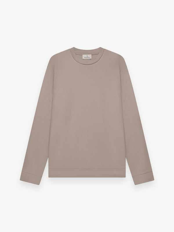 Heavy Supima Sweater | Lead Grey