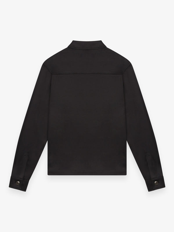 Zwaar Supima Overshirt | Zwart