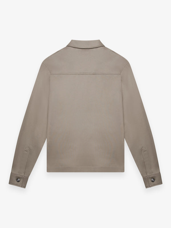 Zwaar Supima Overshirt | Loodgrijs