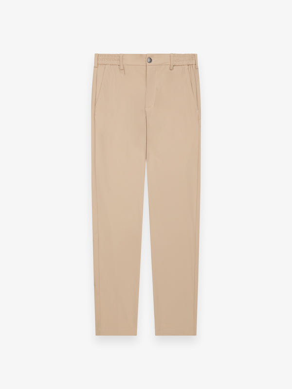 Warm Tech Stretch Tapered Trousers | Beige