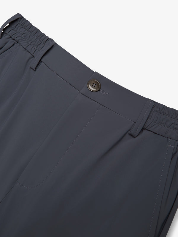 Warm Tech Stretch Tapered Trousers | Dark Grey