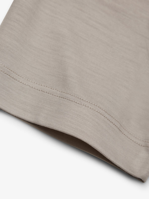 Merino T-Shirt Crew Neck | Light Beige
