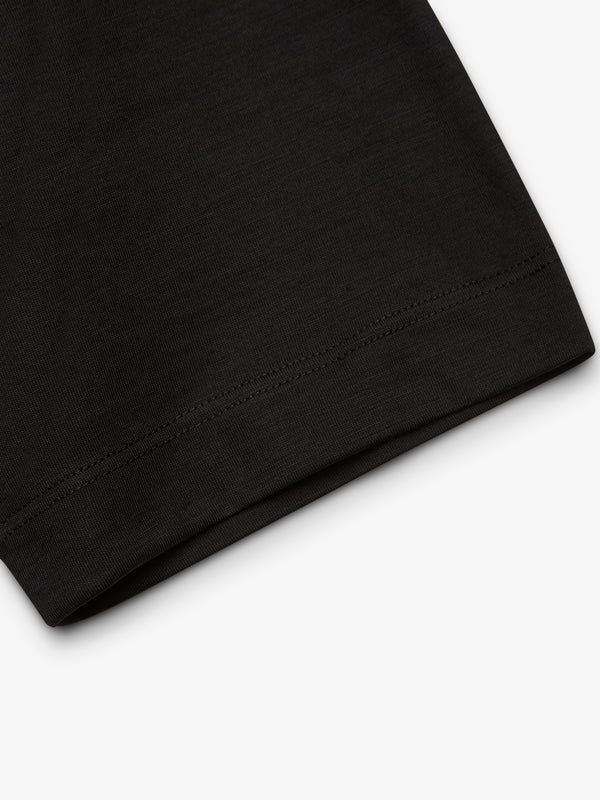 Merino T-Shirt Crew Neck | Schwarz