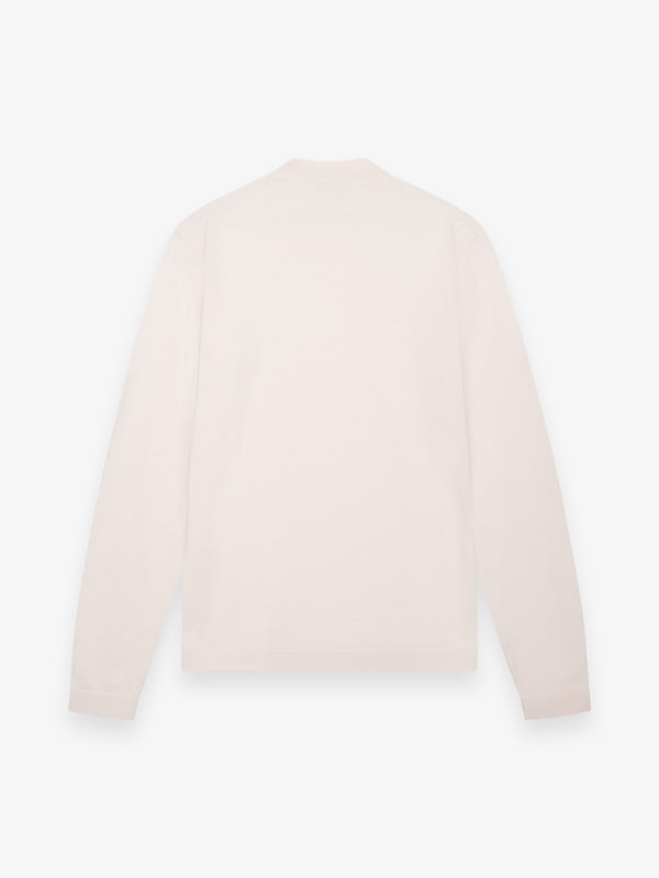 Cashwool Extrafine Merino Crew Neck | Off White