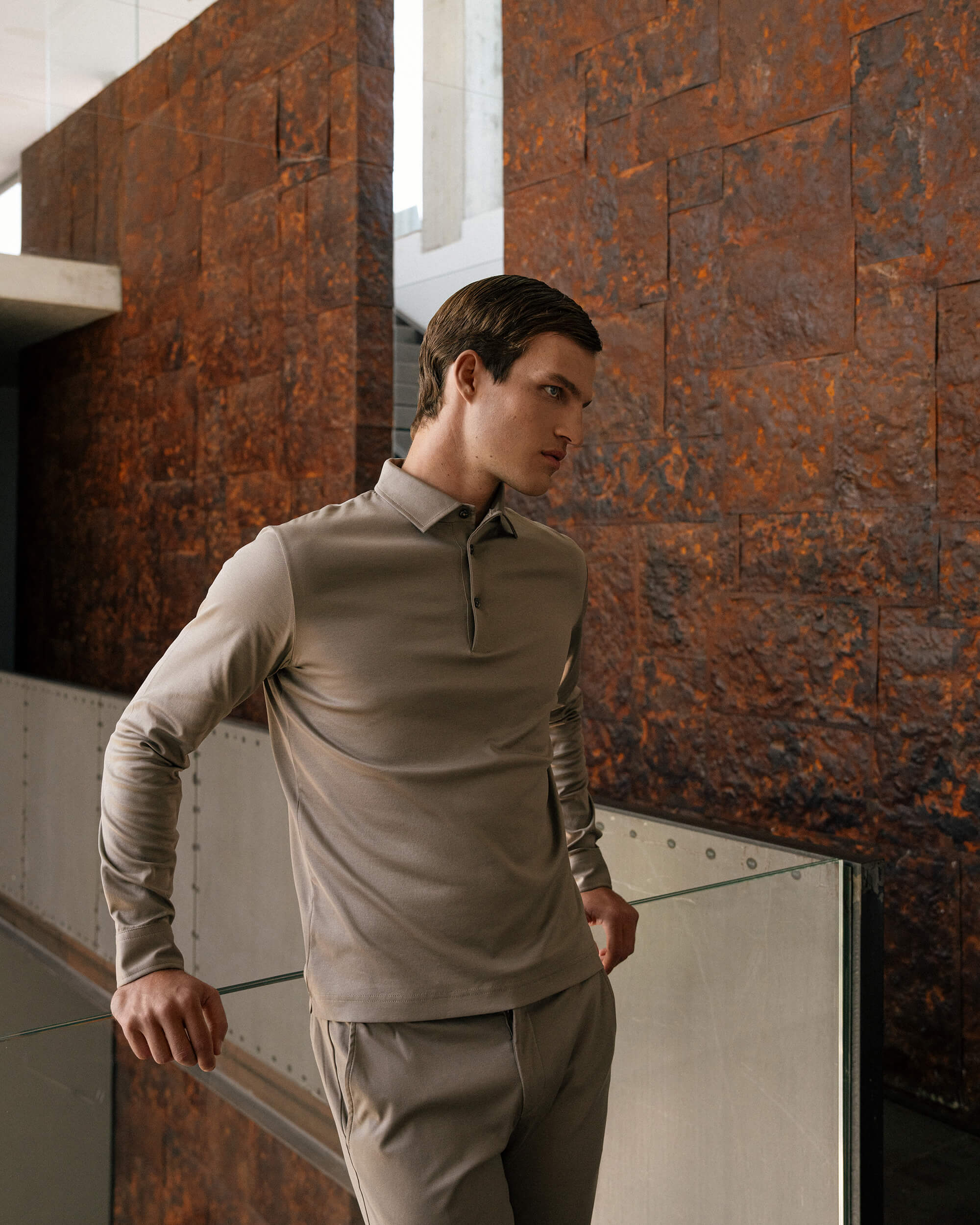 Long Sleeve Polo