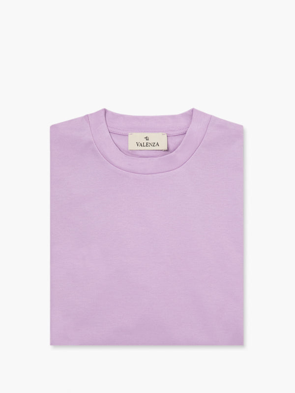 Interlock Supima T-Shirt | Lilac