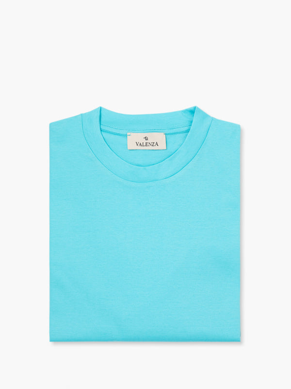 T-Shirt Interlock Supima | Turquoise