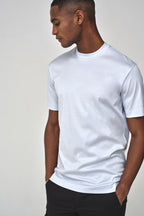 Interlock Supima T-Shirt | Hemels Blauw